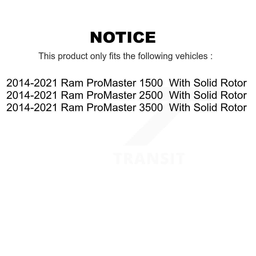 Genius - KG-101357 - Rear Disc Brake Rotor Kits image 14