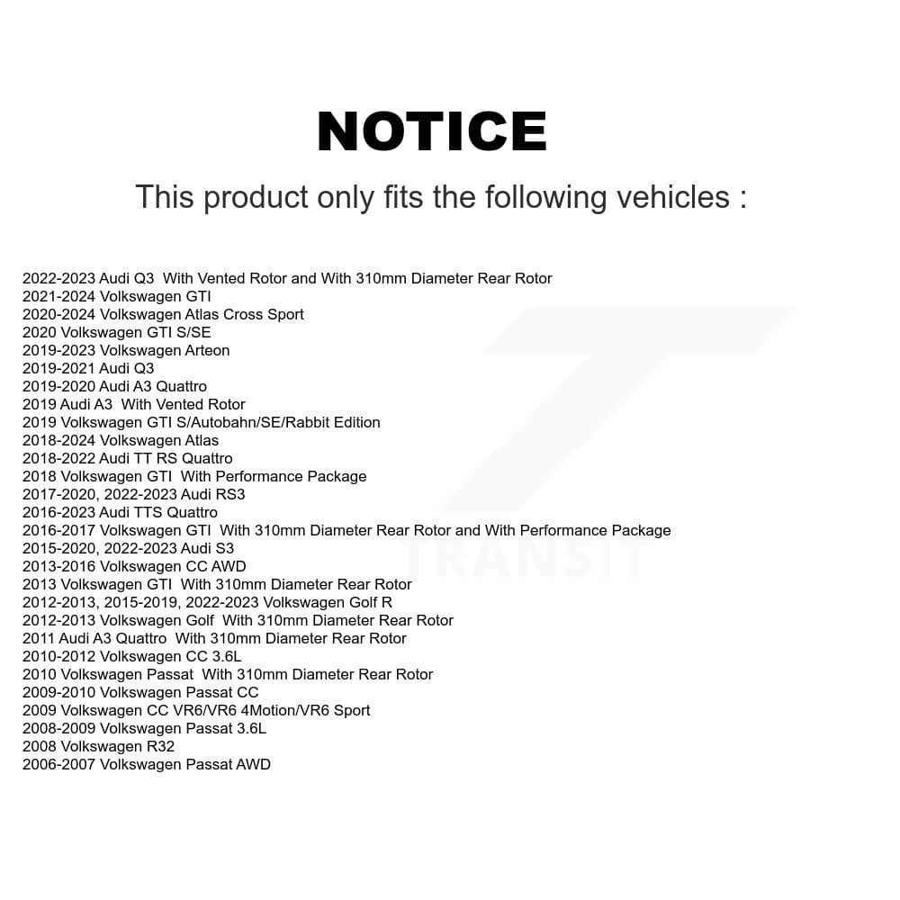 Genius - KG-101360 - Rear Disc Brake Rotor Kits image 14