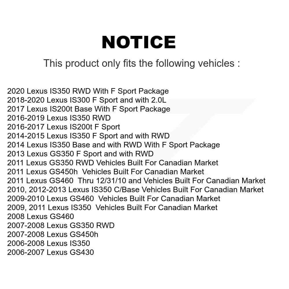 Genius - KG-101485 - Front Disc Brake Rotor Kits image 14