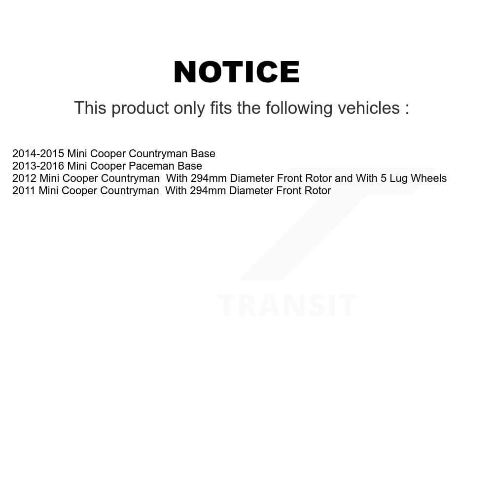 Genius - KG-101505 - Front and Rear Disc Brake Rotor Kits image 14