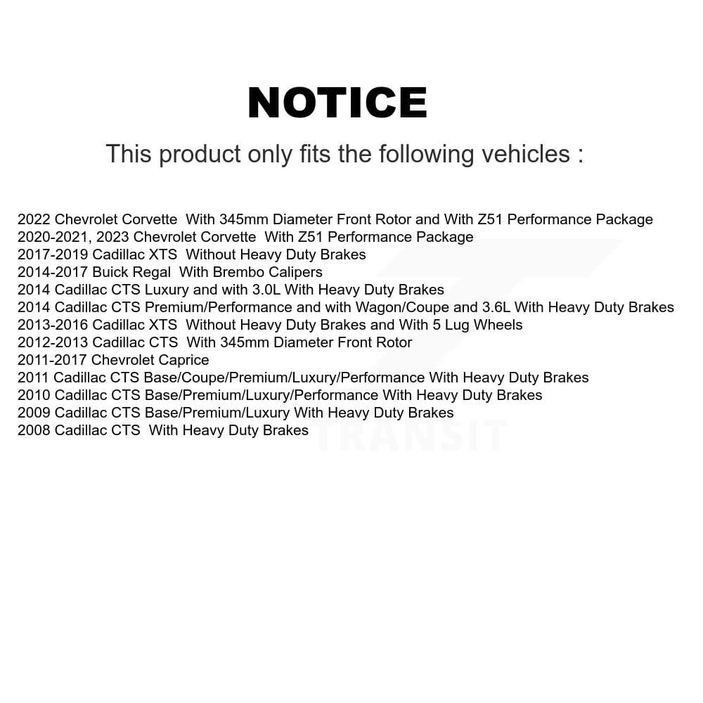 Genius - KG-101512 - Front Disc Brake Rotor Kits image 14