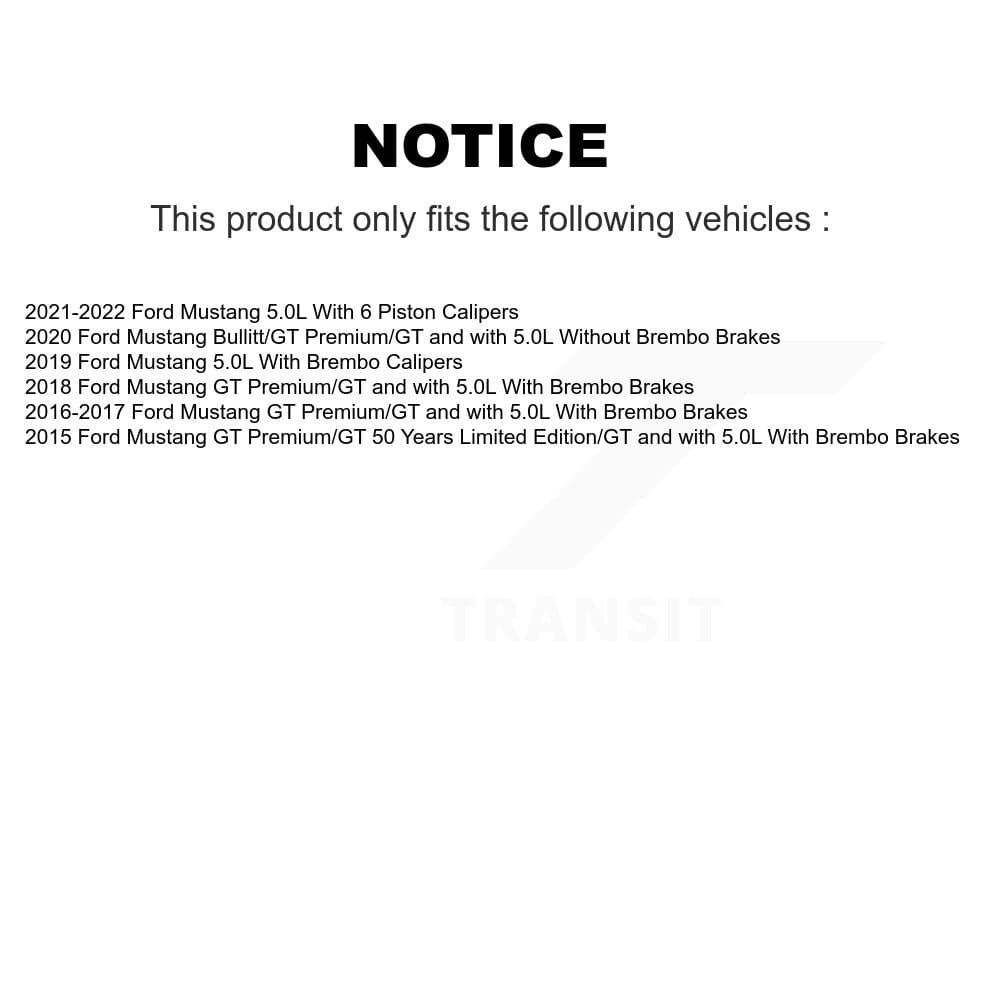 Genius - KG-101545 - Front and Rear Disc Brake Rotor Kits image 14