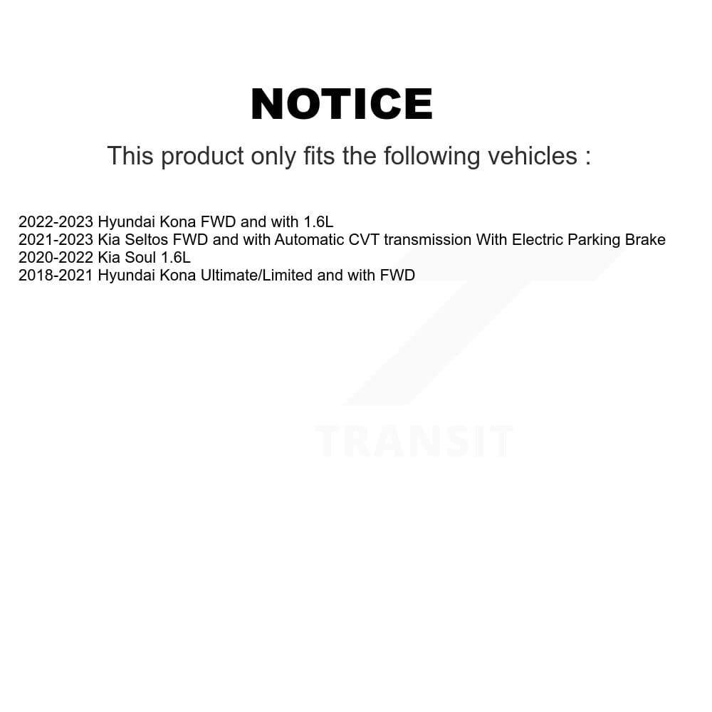 Genius - KG-101642 - Rear Disc Brake Rotor Kits image 14