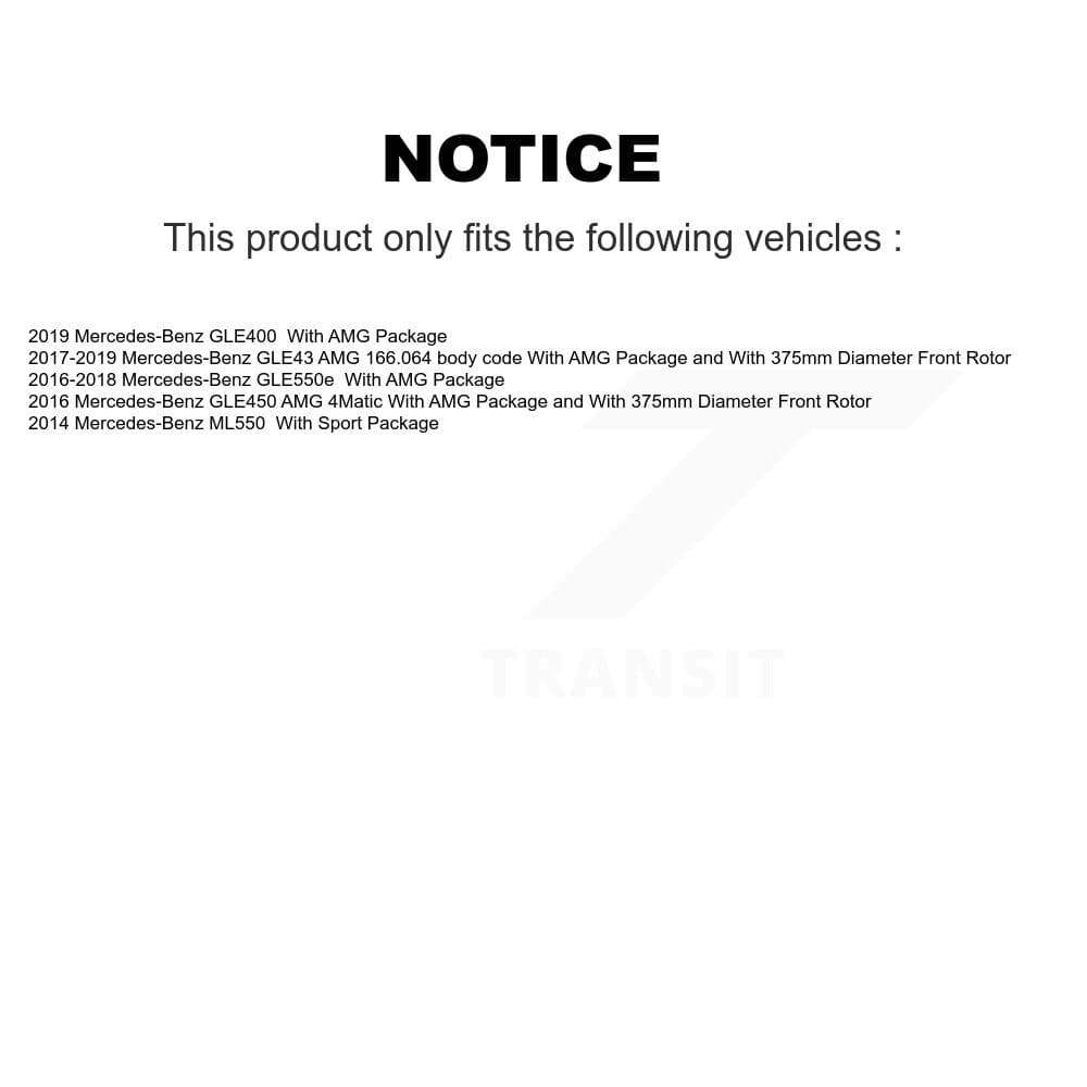 Genius - KG-101696 - Front and Rear Disc Brake Rotor Kits image 14