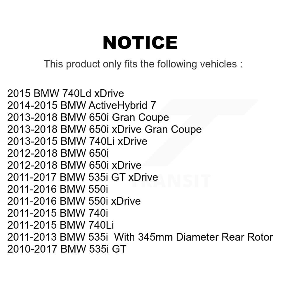 Genius - KG-101724 - Front and Rear Disc Brake Rotor Kits image 14