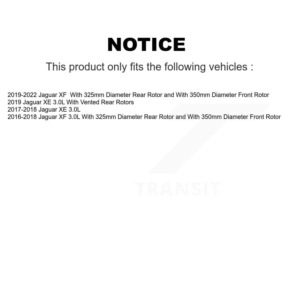 Genius - KG-101784 - Front and Rear Disc Brake Rotor Kits image 14