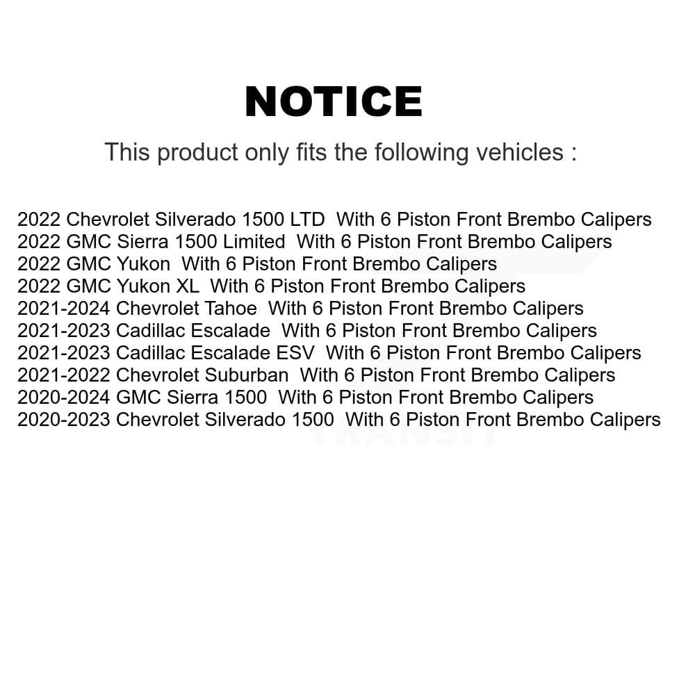 Genius - KG-101918 - Front and Rear Disc Brake Rotor Kits image 14