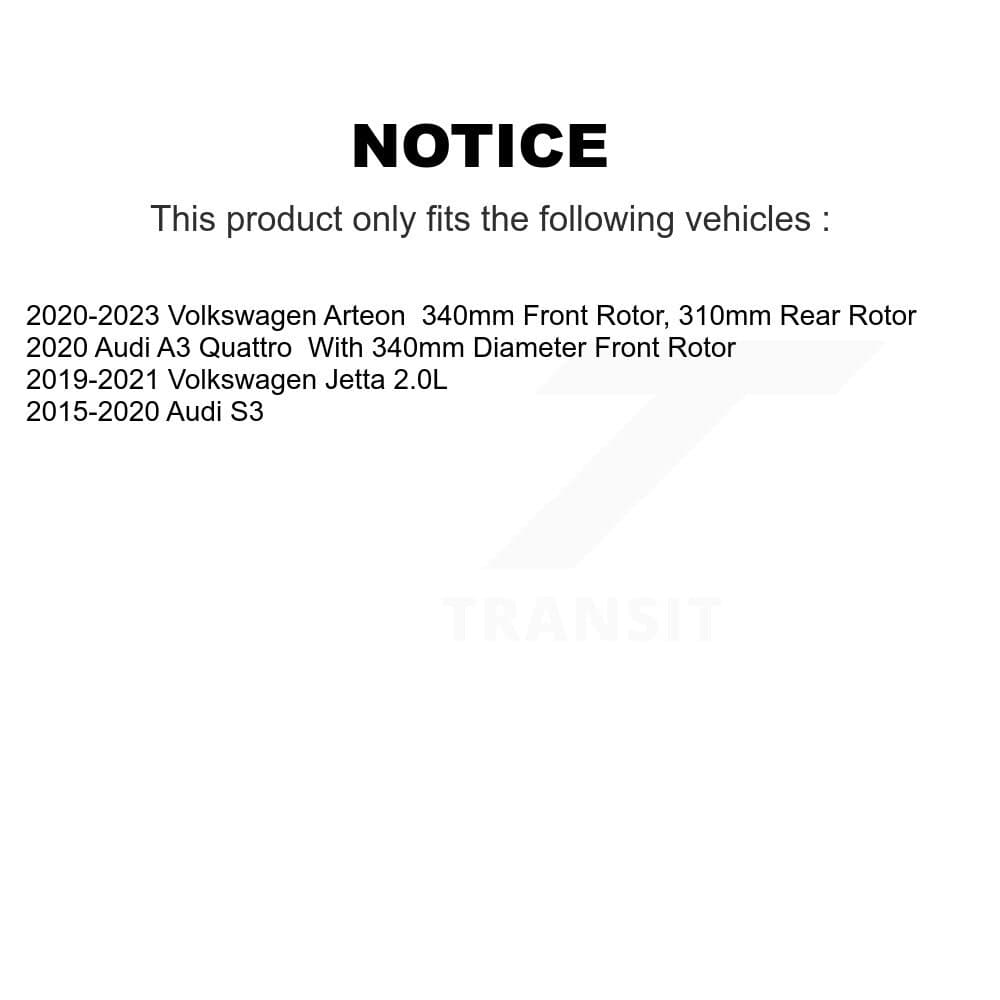 Transit Auto - KGA-100150 - Front Disc Brake Kits image 19