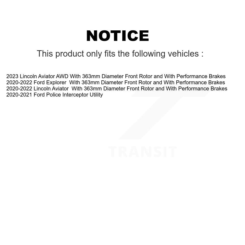 Transit Auto - KGA-100265 - Front Disc Brake Kits image 19