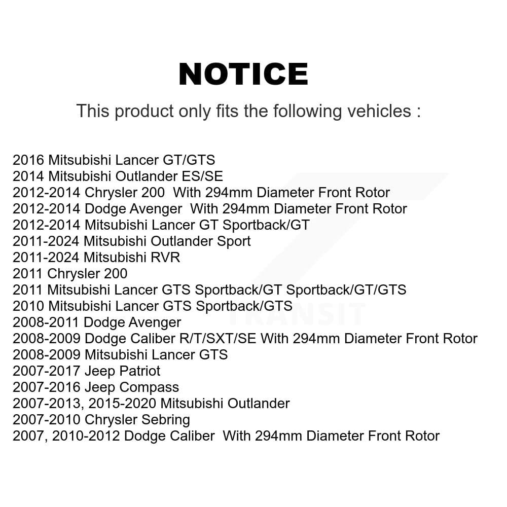 Transit Auto - KGA-100299 - Front Disc Brake Kits image 19