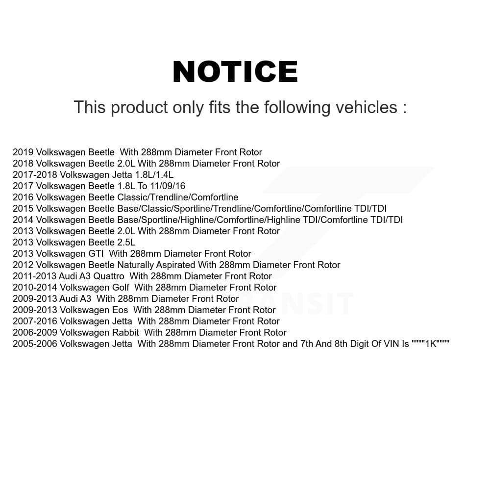 Transit Auto - KGA-100395 - Front Disc Brake Kits image 19