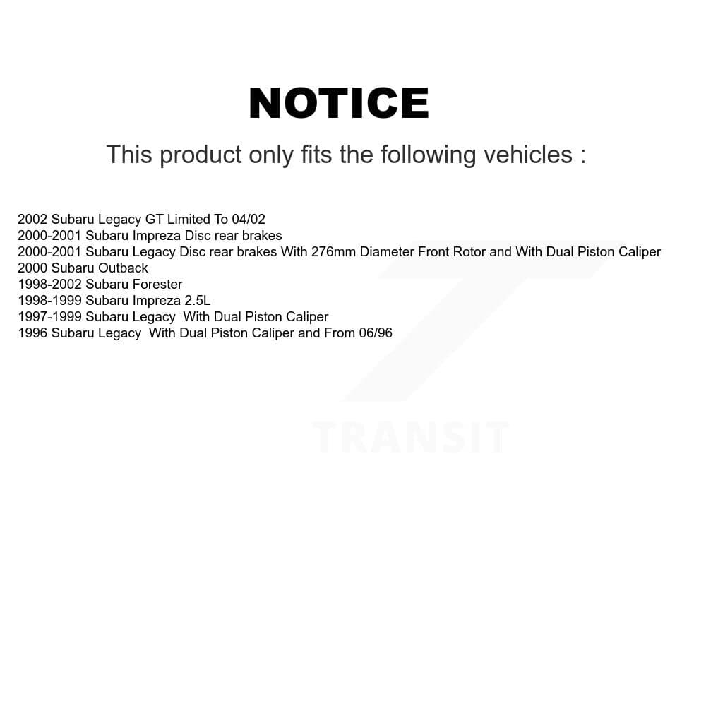 Transit Auto - KGA-100852 - Front Disc Brake Kits image 19