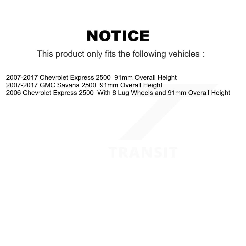 Transit Auto - KGA-101534 - Front and Rear Disc Brake Kits image 19