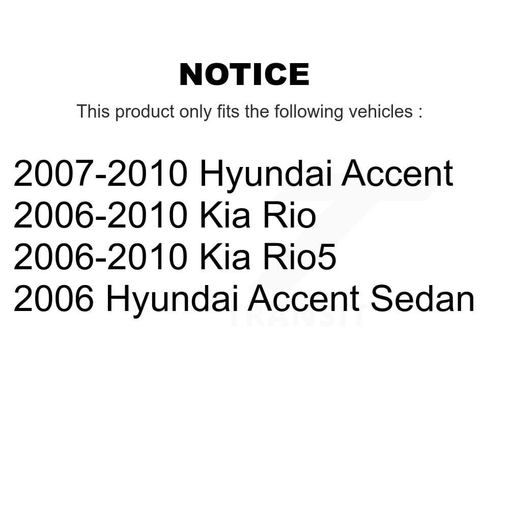 Transit Auto - KGA-101650 - Front and Rear Disc Brake Kits image 19