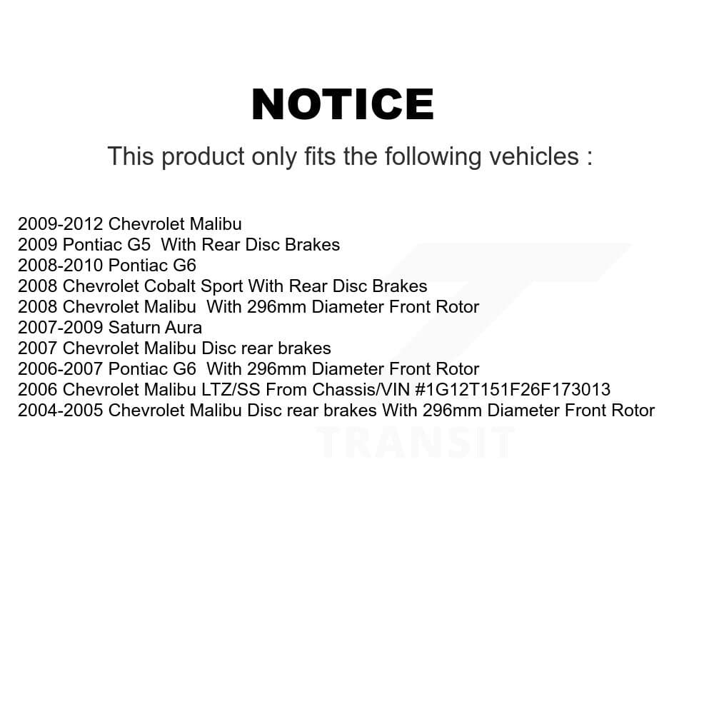 Transit Auto - KGA-102519 - Front and Rear Disc Brake Kits image 19
