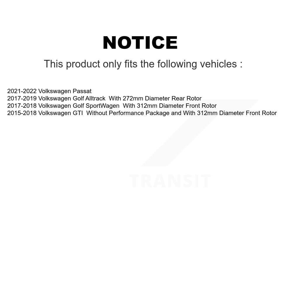 Transit Auto - KGA-102583 - Front and Rear Disc Brake Kits image 19