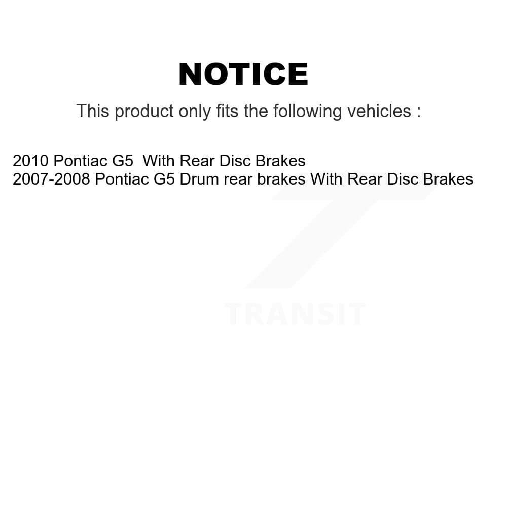 Transit Auto - KGA-102697 - Front and Rear Disc Brake Kits image 19