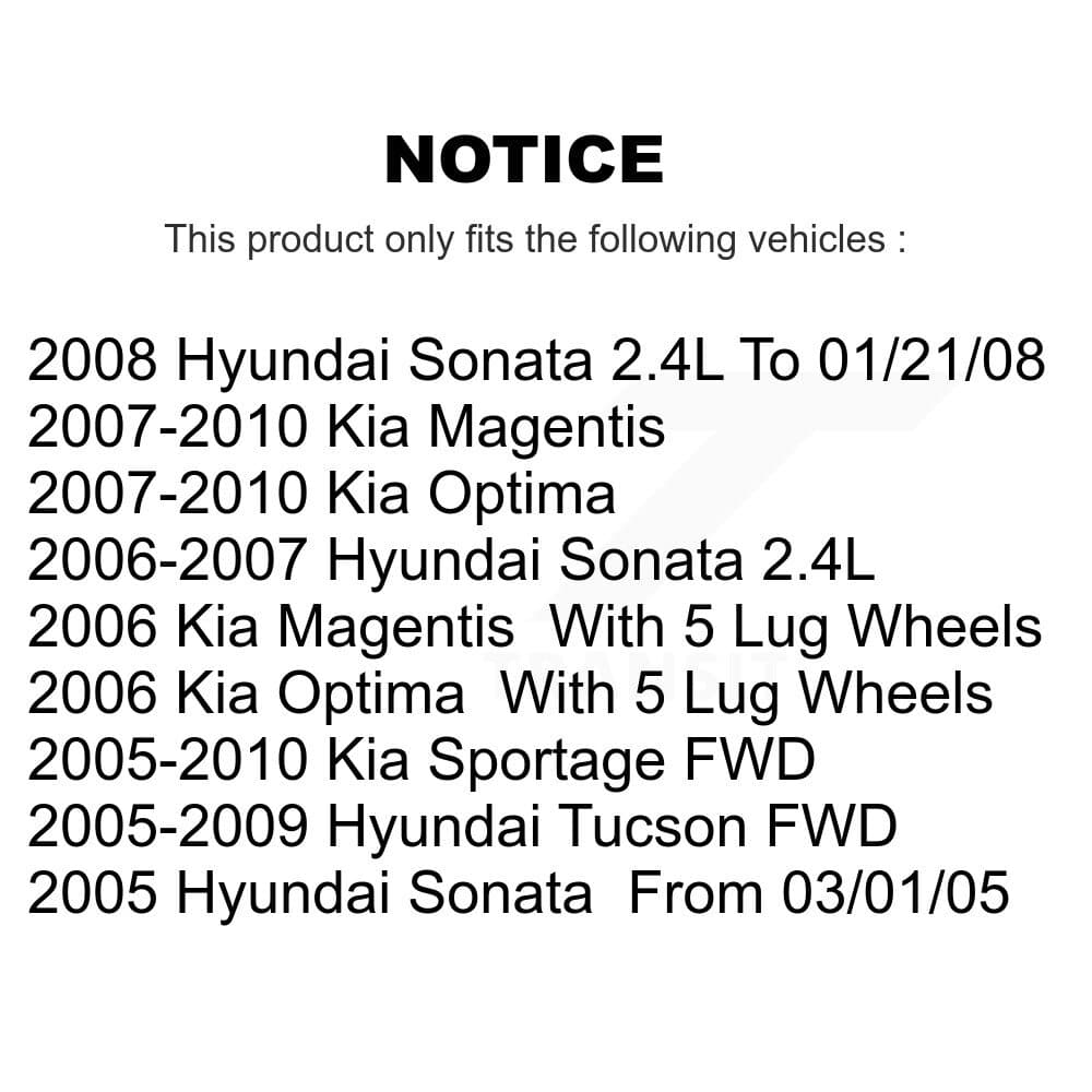 Transit Auto - KGA-102811 - Front and Rear Disc Brake Kits image 19