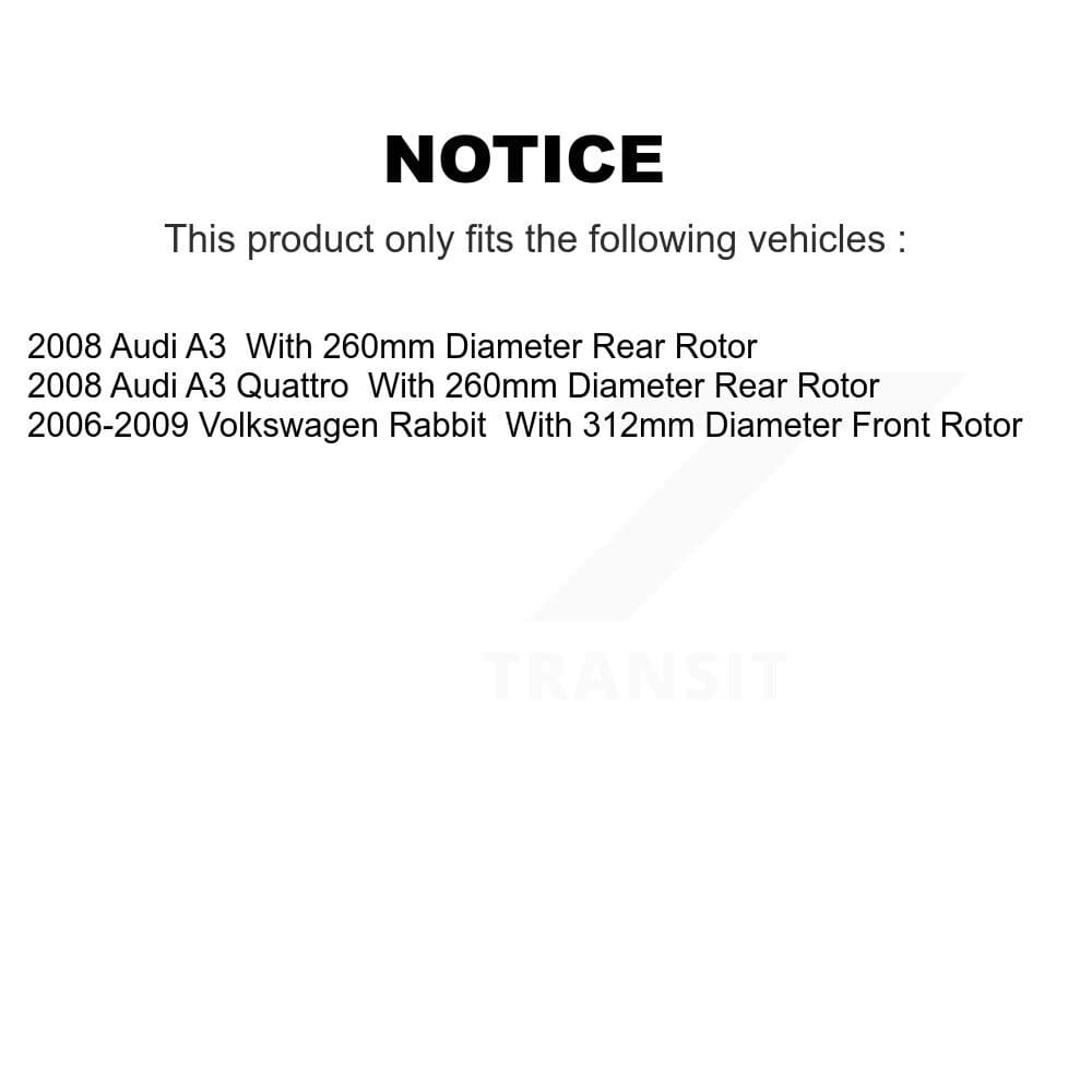 Transit Auto - KGA-103045 - Front and Rear Disc Brake Kits image 19