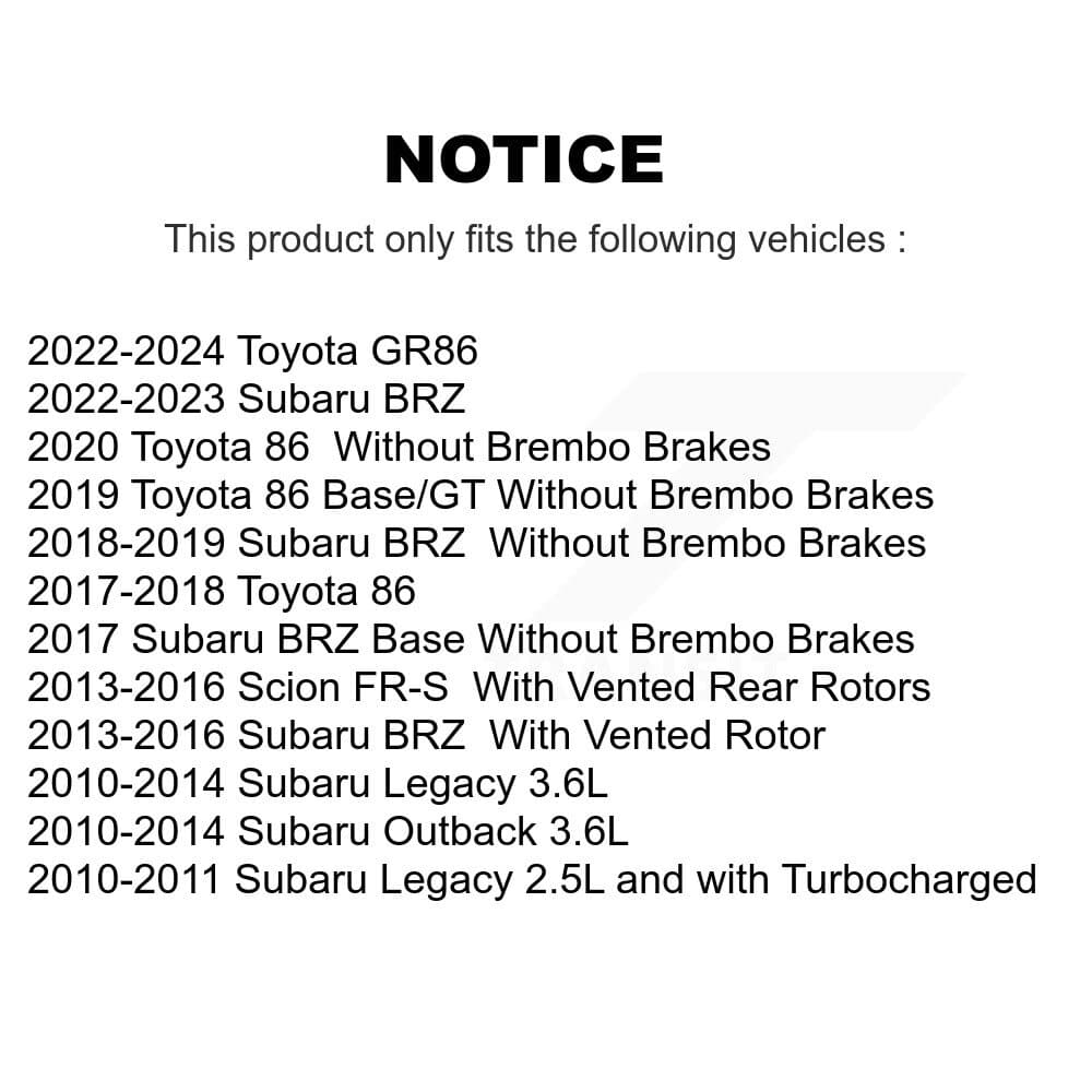 Transit Auto - KGA-103736 - Rear Disc Brake Kits image 19