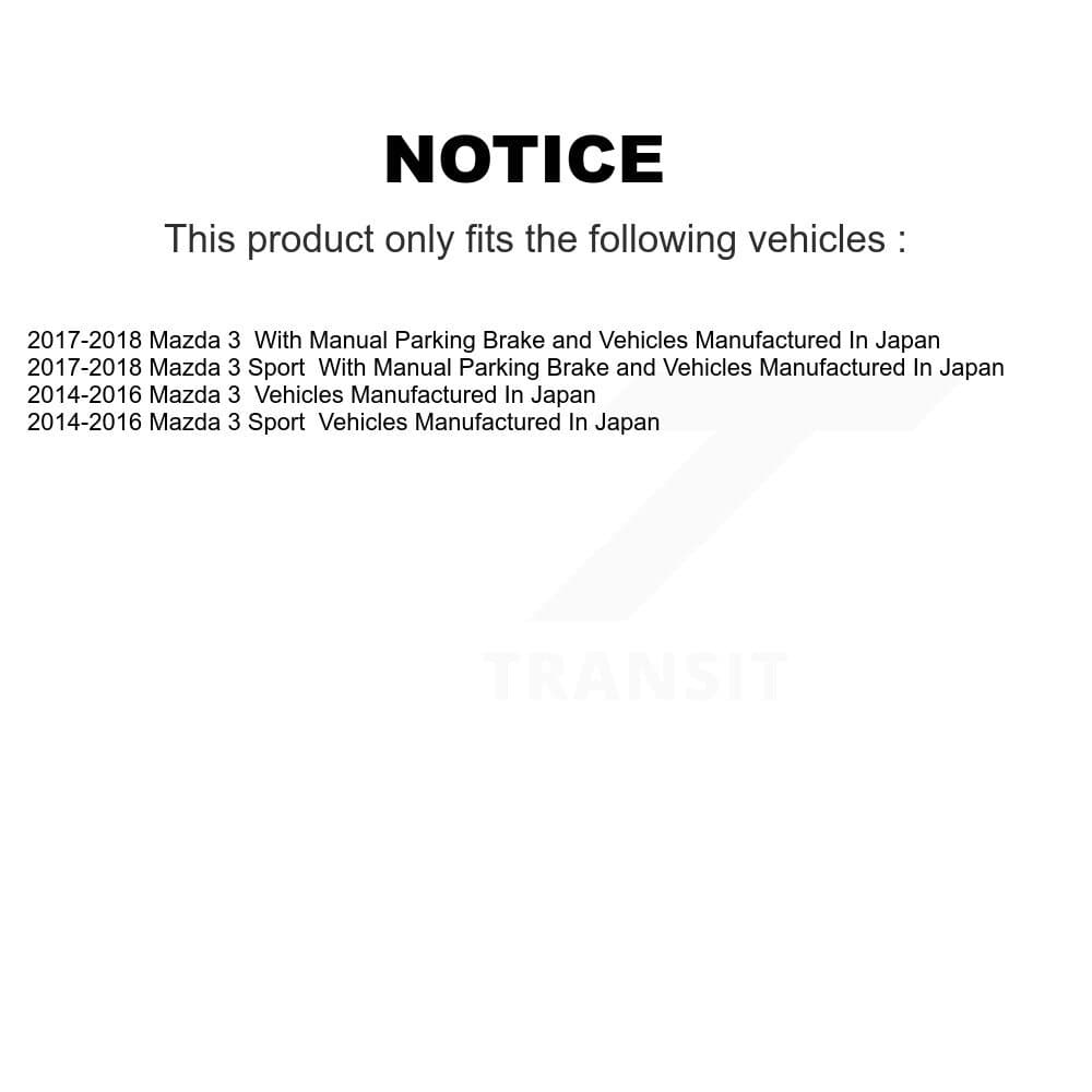 Transit Auto - KGA-103870 - Rear Disc Brake Kits image 19