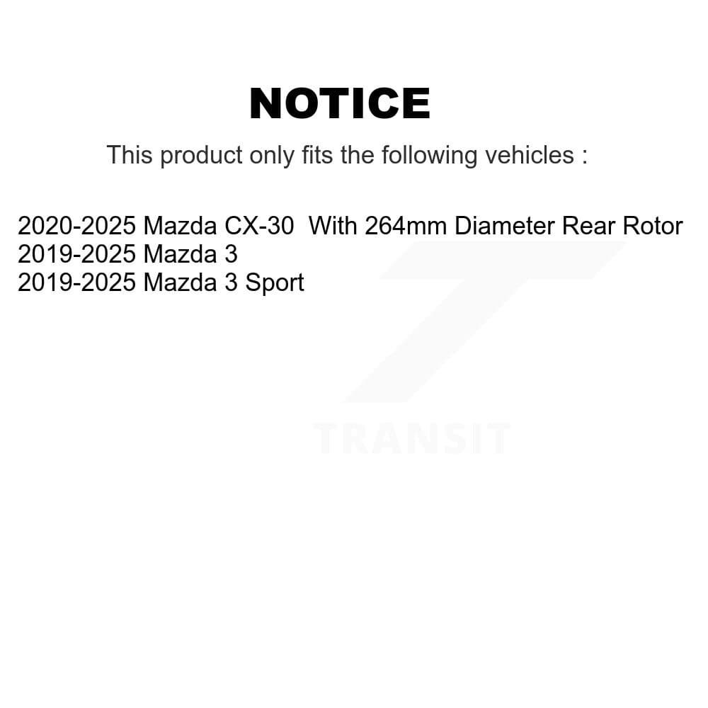 Transit Auto - KGA-103964 - Rear Disc Brake Kits image 19
