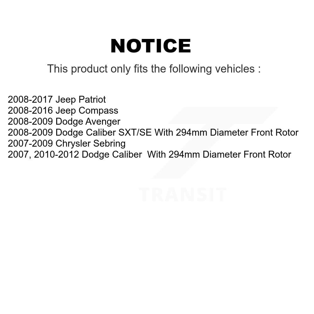 Transit Auto - KGA-104366 - Front and Rear Disc Brake Kits image 24