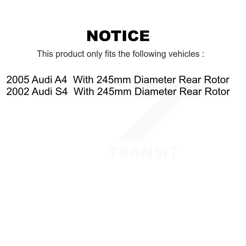 Transit Auto - KGA-105397 - Rear Disc Brake Kits image 19