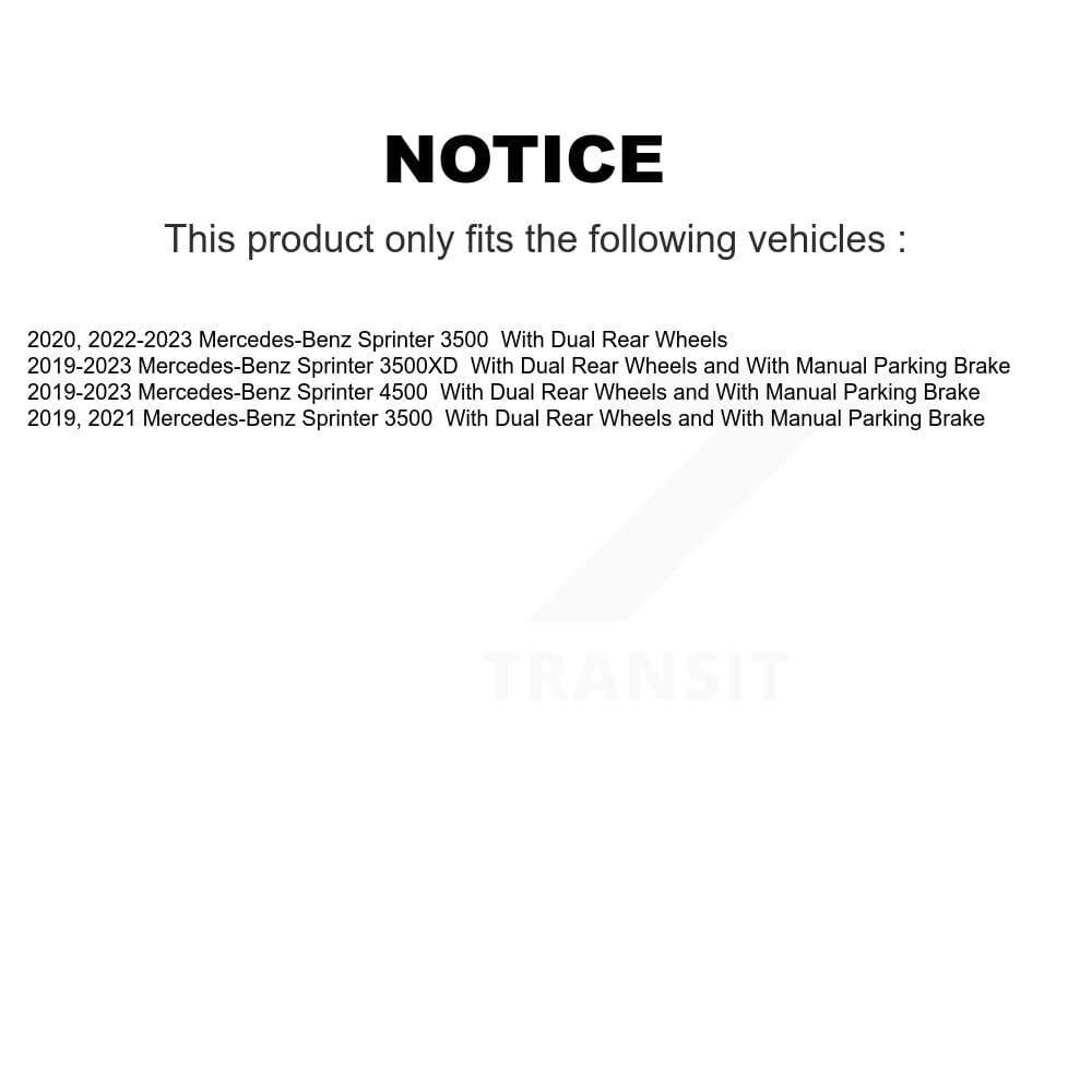 Transit Auto - KGA-105402 - Rear Disc Brake Kits image 19
