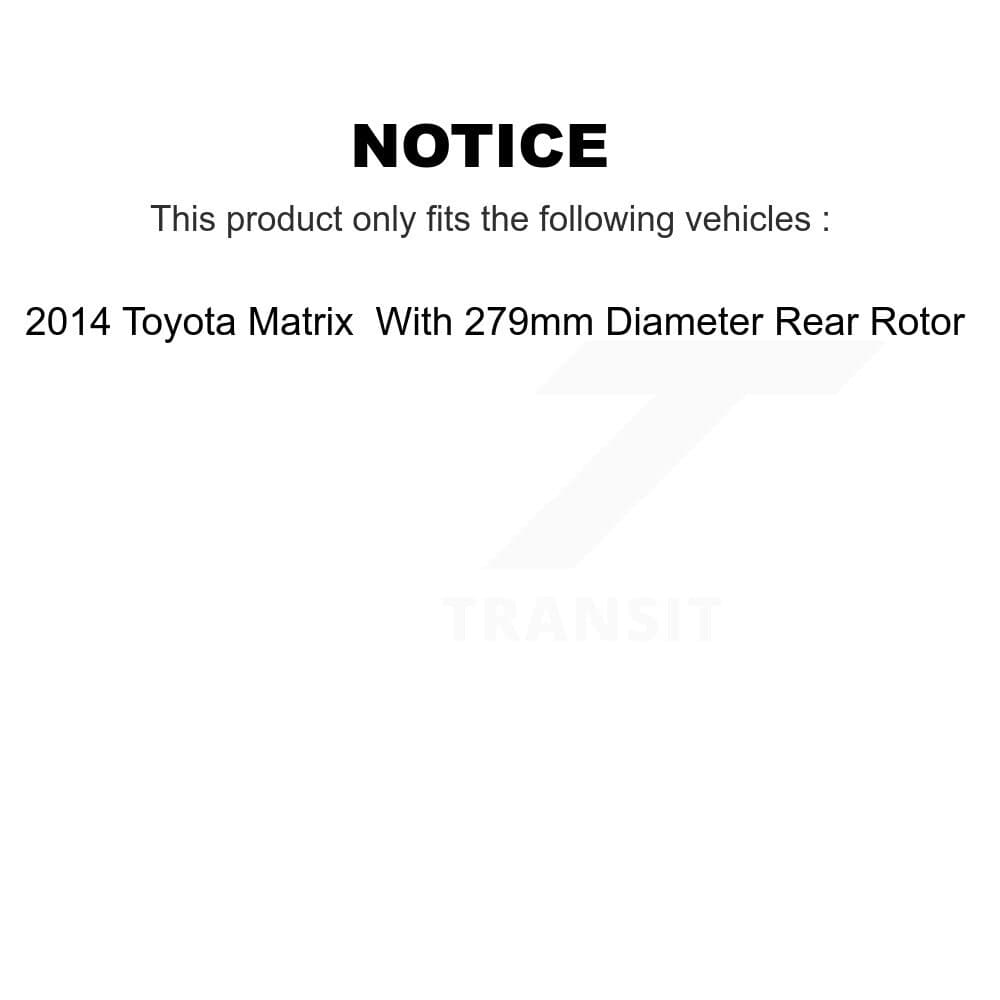 Transit Auto - KGA-105599 - Front and Rear Disc Brake Kits image 19
