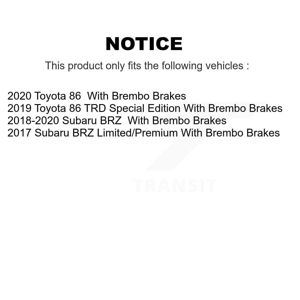 Transit Auto - KGA-106277 - Rear Disc Brake Kits image 19