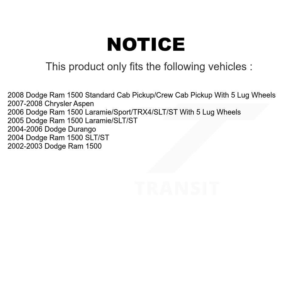 Transit Auto - KGA-106494 - Rear Disc Brake Kits image 19