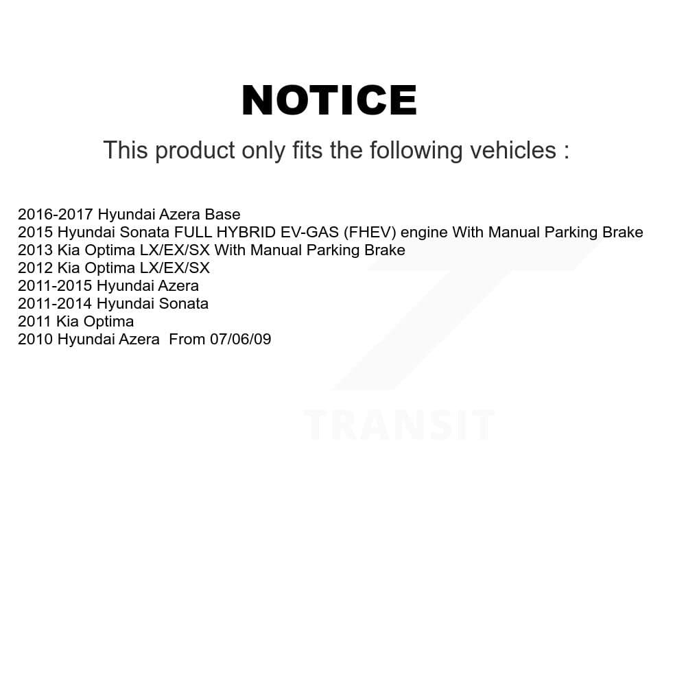 Transit Auto - KGA-106730 - Rear Disc Brake Kits image 19