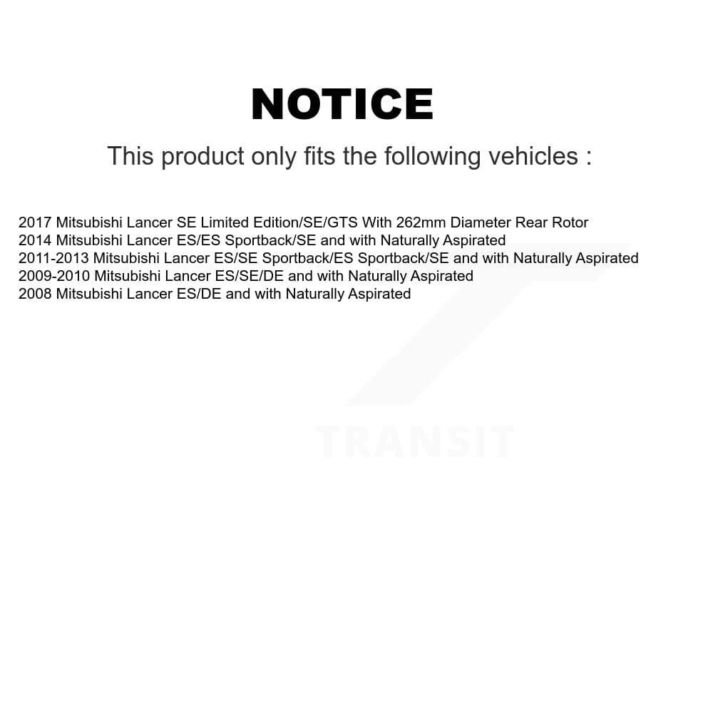 Transit Auto - KGA-107036 - Rear Disc Brake Kits image 19