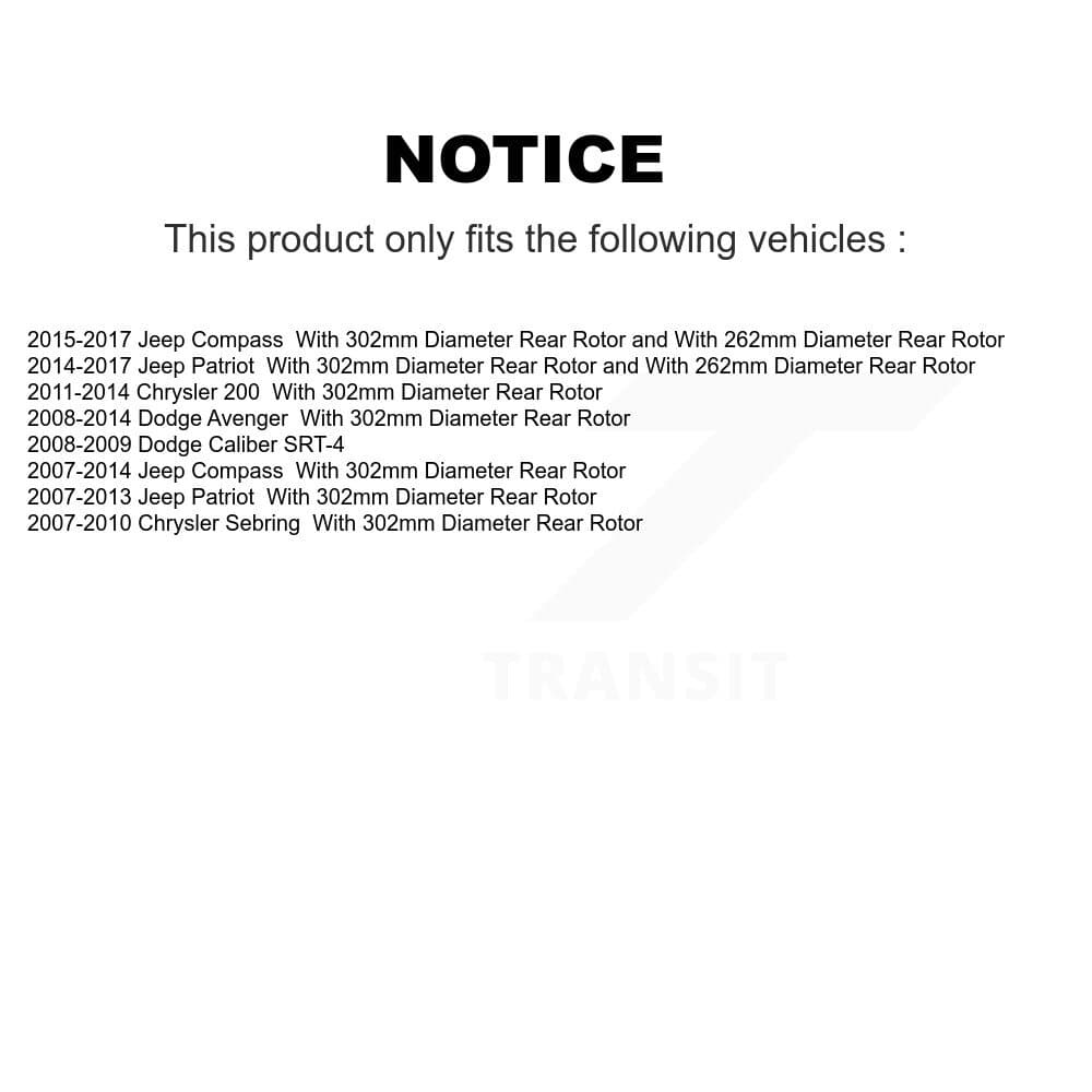 Transit Auto - KGA-107220 - Rear Disc Brake Kits image 19