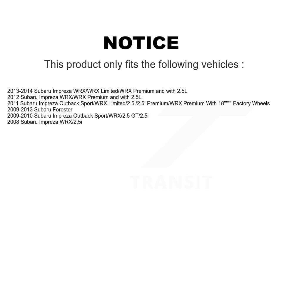 Transit Auto - KGA-107430 - Rear Disc Brake Kits image 19