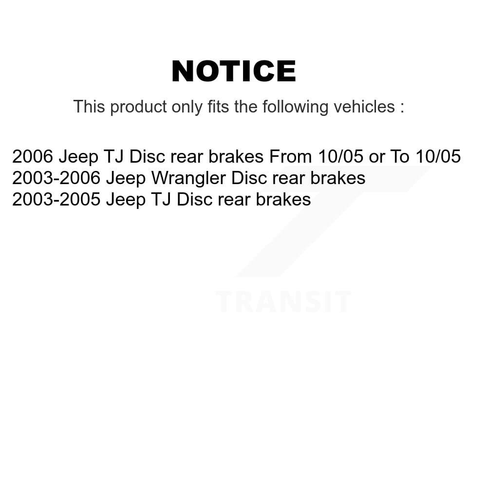 Transit Auto - KGC-100932 - Front and Rear Disc Brake Kits image 19