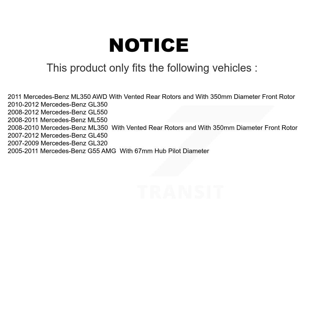 Transit Auto - KGC-100935 - Front and Rear Disc Brake Kits image 19