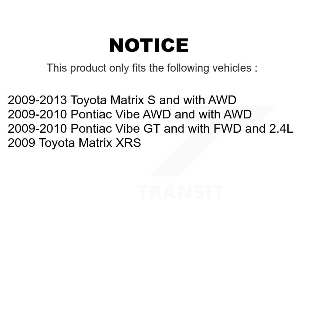 Transit Auto - KGC-101033 - Front and Rear Disc Brake Kits image 19