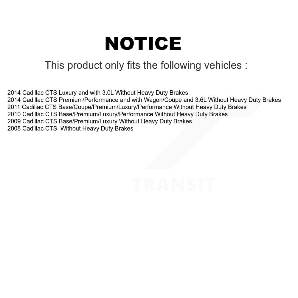 Transit Auto - KGC-101078 - Front and Rear Disc Brake Kits image 19