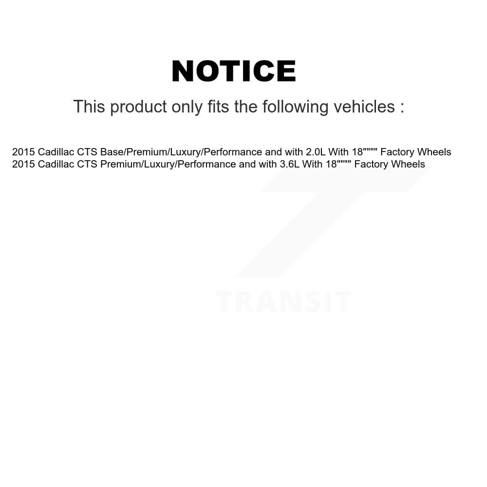 Transit Auto - KGC-101308 - Front and Rear Disc Brake Kits image 19