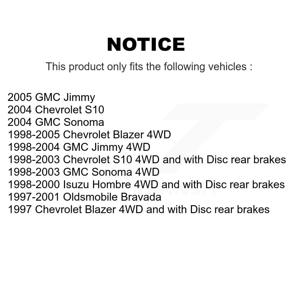Transit Auto - KGC-101313 - Front and Rear Disc Brake Kits image 19