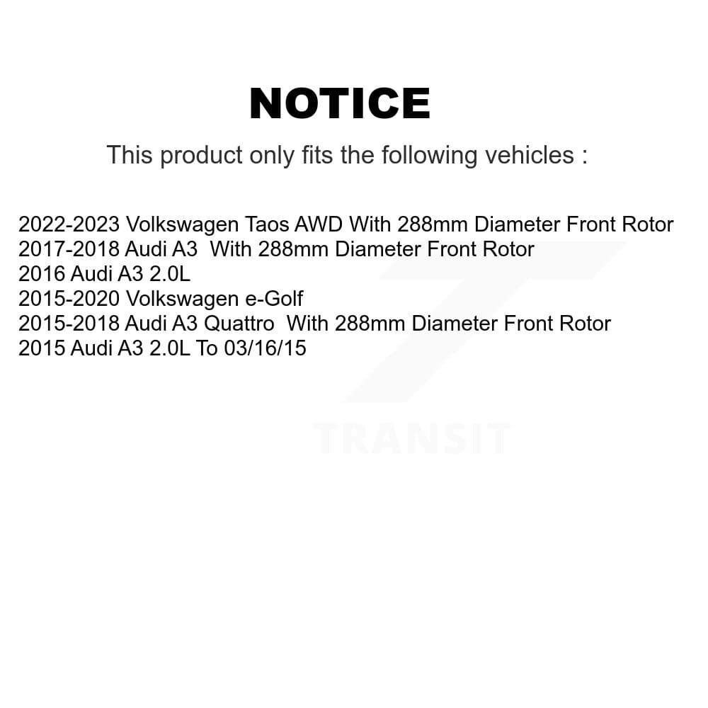 Transit Auto - KGC-101324 - Front and Rear Disc Brake Kits image 19