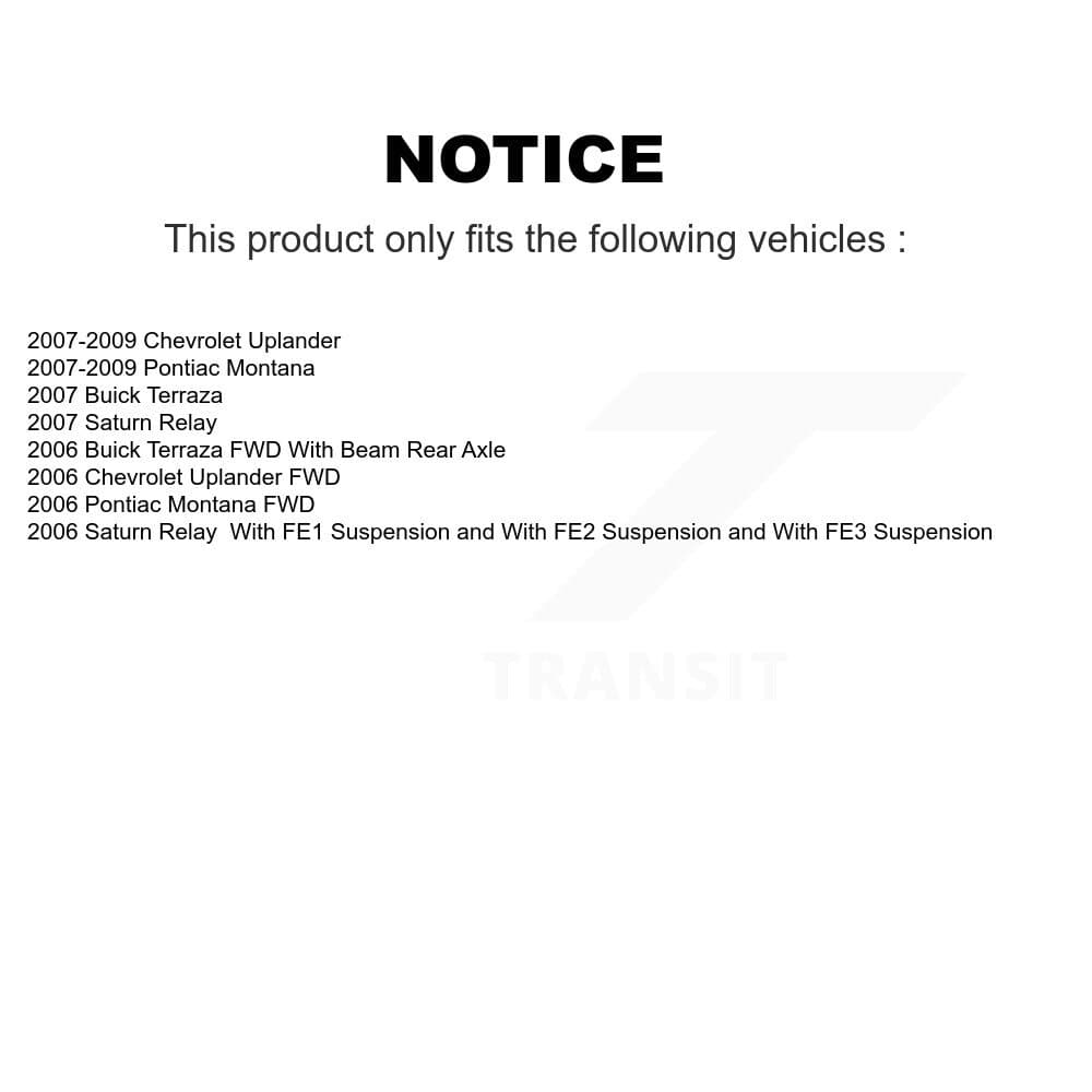 Transit Auto - KGC-101378 - Front and Rear Disc Brake Kits image 19