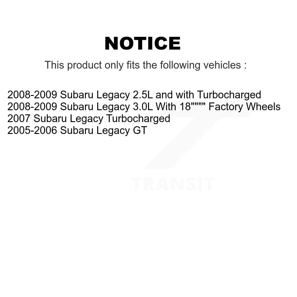 Transit Auto - KGC-101651 - Rear Disc Brake Kits image 19