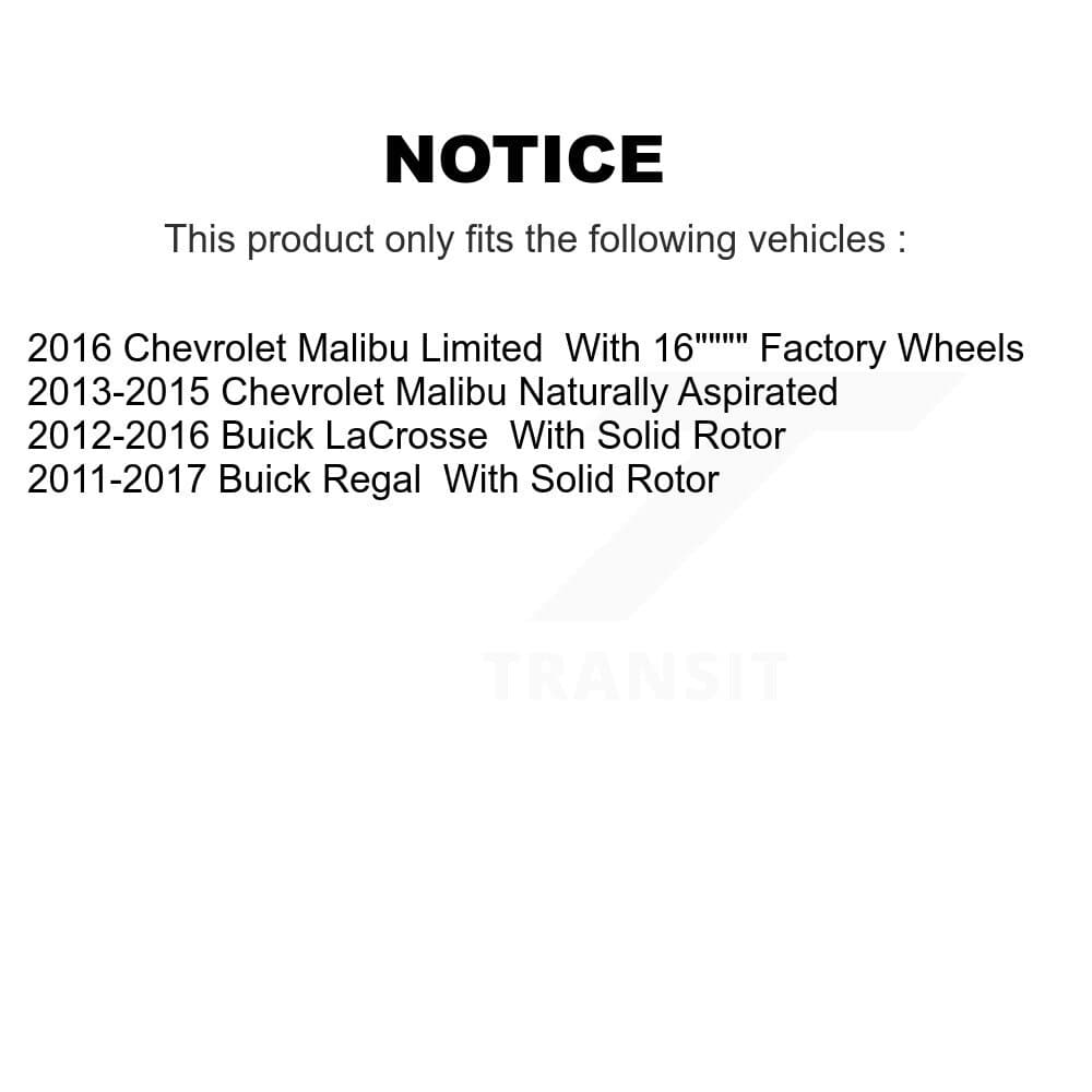 Transit Auto - KGC-101687 - Rear Disc Brake Kits image 19