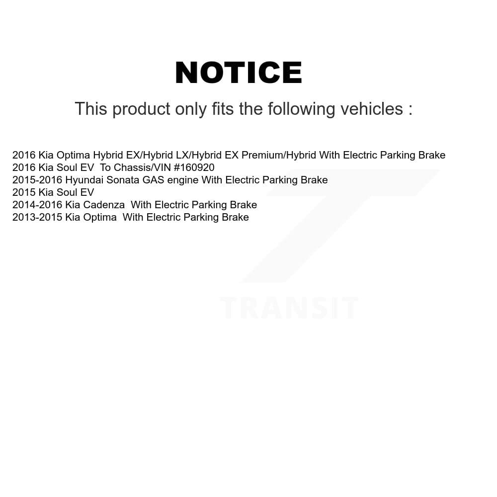 Transit Auto - KGC-101727 - Rear Disc Brake Kits image 19