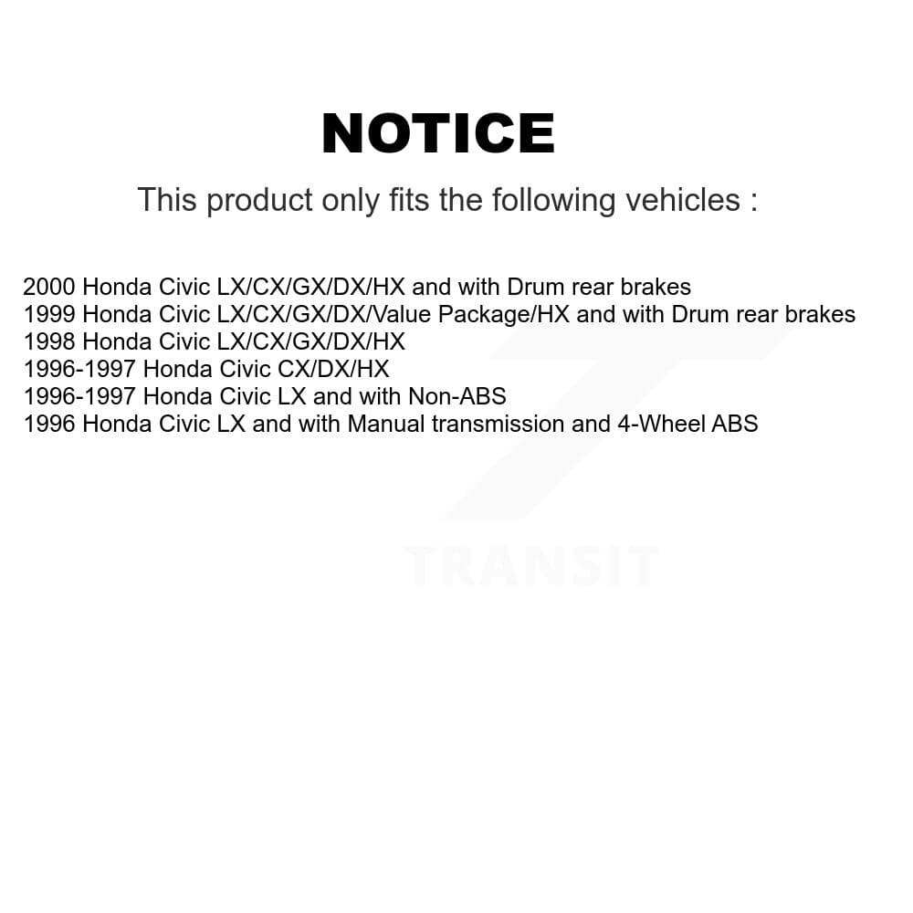 Transit Auto - KGC-101936 - Front and Rear Disc Brake Kits image 24