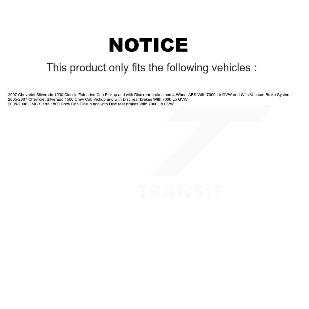Transit Auto - KGC-102101 - Front and Rear Disc Brake Kits image 24
