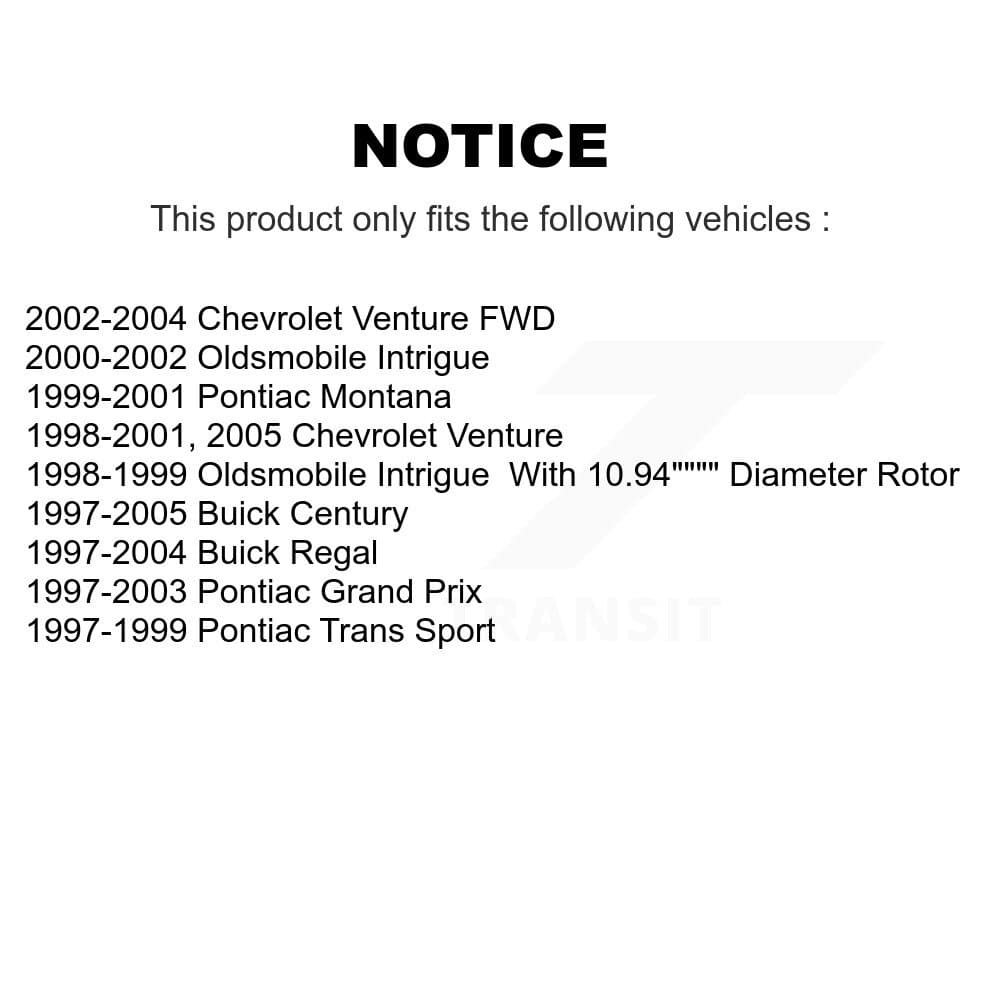 Transit Auto - KGC-102256 - Front and Rear Disc Brake Kits image 19